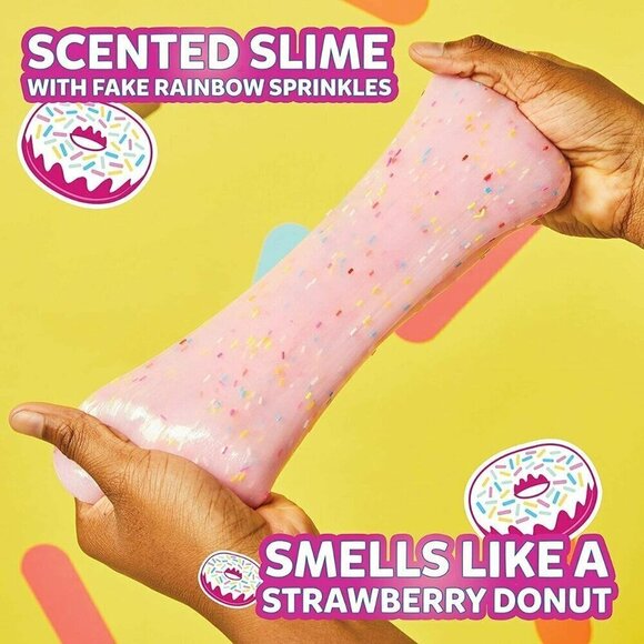 4pk ELMER'S Gue 8oz Strawberry Donut Scented Safe Non-Toxic PRE-MADE SLIME NIP - Picture 6 of 6